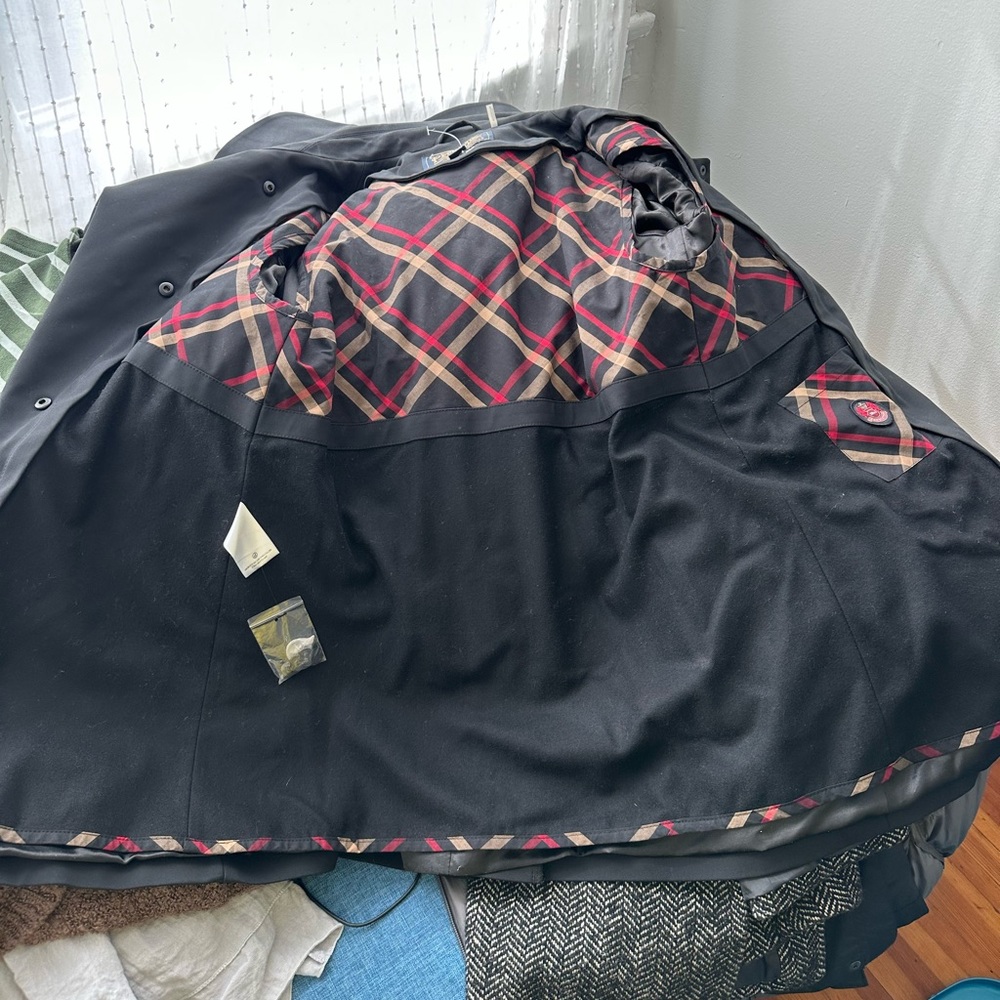 Pendleton Black Peacoat Jacket With Wool Blend Re… - image 6